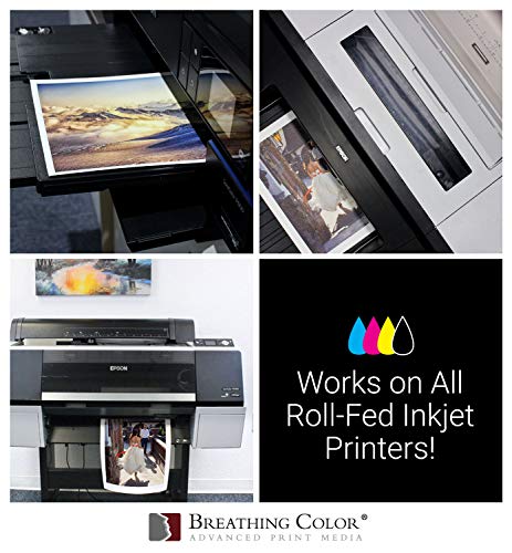 Crystalline Satin Bright White, Poly-Cotton Inkjet Canvas 44in x 40ft Roll Makes Color and Contrast Art Pop With Its Exquisite Satin Finish