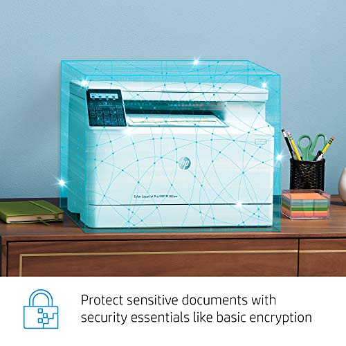 HP Color Laserjet Pro M182nw Wireless All-in-One Laser Printer, Remote Mobile Print, Scan & Copy (7KW55A)