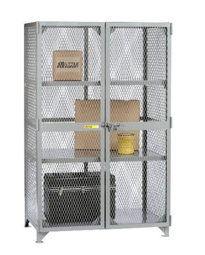 Little Giant Metal Welded Storage Locker with Shelves - 48" x 78" x 30