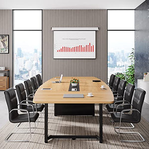 Tribesigns 8FT Conference Table, Large Modern Rectangular Meeting Table