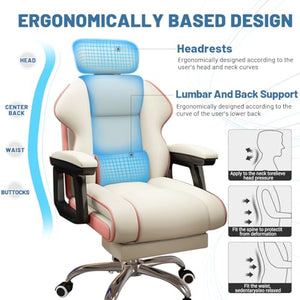 XUEGW Executive Computer Chair with Adjustable Height and Ergonomic Design