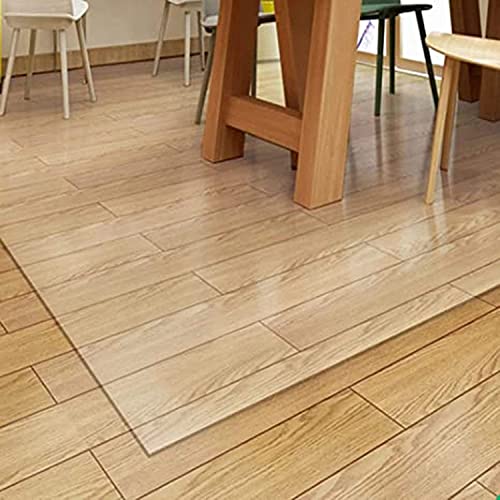 HOBBOY Hard-Floor Chair Mat for Hardwood Floor, Non-Slip Clear PVC, Multiple Sizes (80x420 cm)