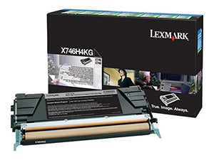 X746H4KG Black 12000 Page Yield Toner Cartridge for Lexmark X746 and X748 Printers