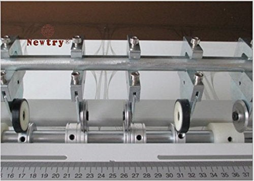 NEWTRY 110V 18.5inch 470mm Electric Creasing Machine Creaser Scorer Perforator Cutter 3in1 Combo Paper Cutting Creasing Perforating Machine
