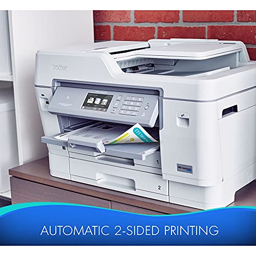 Brother MFC-J6945DWB INKvestment Tank All-in-One Wireless Color Inkjet Printer - Print Copy Scan Fax - 22 ppm, 4800 x 1200 dpi, 3.7" Touchscreen, Duplex Printing, 50-Sheet ADF, Tillsiy Printer Cable