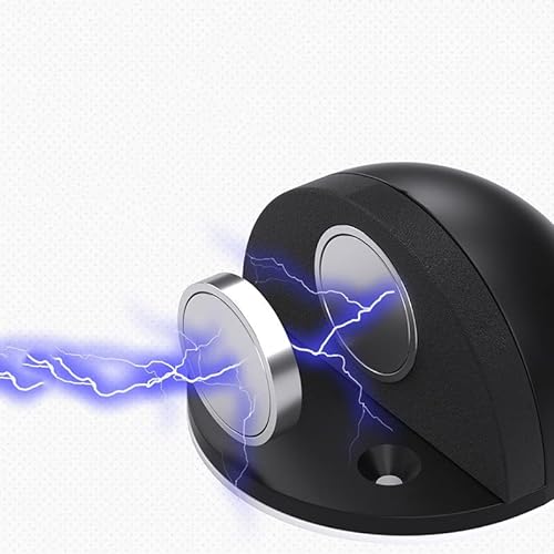 Electromagnetic Door Stop - Black, As Shown Size