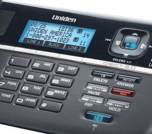 Uniden DECT4086 (2 Line) 1.9GHz DECT 6.0 Cordless Telephone Base and 3 DCX400 Cordless Handsets