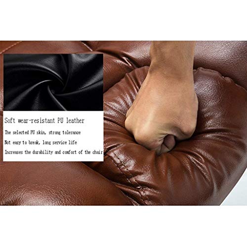 Ergonomic Office Chair with Lumbar Support and Swivel - Black