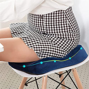 GIENEX Seat Cushion for Office Chair, Back and Coccyx Pain Relief - Sciatica Butt Pillow