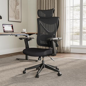 EUREKA ERGONOMIC Mesh Office Chair with 5D Adjustable Armrest and Wire Control Lumbar Support