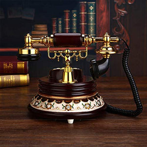 TEmkin European Antique Telephone with Backlighting and Hands-Free Function