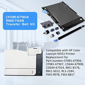 FANGUU Transfer Kit for HP Color Laser Printer M551 M570/M575/CM3530/CP3525 CF081-67904 (RM2-7448) CC468-67927 CC468-67907