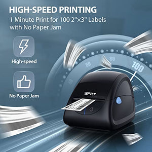 iDPRT Label Printer - 2022 Thermal Label Maker with Auto Label Detection, 1"-3.35" Print Width for Home, Office&Small Business, Suitable for Barcode, Address, Filling and Storing, Support Windows&Mac