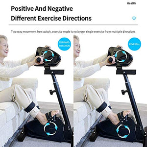 Konliking Electronic Physical Therapy Rehabilitation Bike for Senior Recumbent Indoor Pedal Exerciser Training Hand Arm Foot Leg Knee Passive Assist for the Handicap Disabled Stroke 180W Spasm Mode