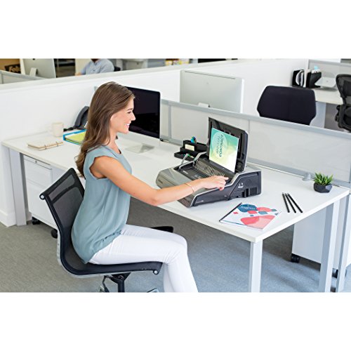 Fellowes 5218301 Galaxy 500 Electric Comb Binding System, 500 Sheets, 19 5/8x17 3/4x6 1/2, Gray