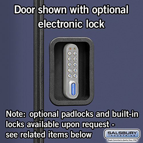 Salsbury Industries 6-Feet High 4-Tier Blue Designer Wood Locker