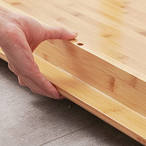 Computer Desk, Bamboo Home Office Writing Desk, Modern Simple PC Table, Workstation for Home/Office, Easy to Assemble, Long: 80/100/120cm (Size : 100x60x77cm)
