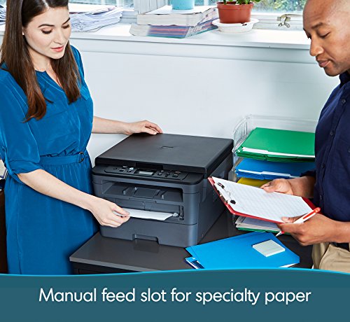 Brother HL-L2390DW Compact Monochrome All-in-One Laser Printer - Print Scan Copy - Wireless - Mobile Printing - Auto 2-Sided Printing - Up to 32 Pages/Minute - 2-line LCD + iCarp Printer Cable