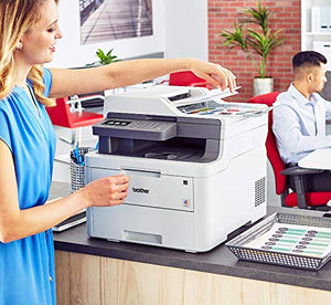 Brother MFC-L3710CW Compact Digital Color All-in-One Printer Providing Laser Printer Quality Results with Wireless (Renewed)