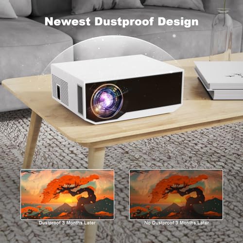 ZDK Mini Portable Wifi Bluetooth Projector 4K Support 1080P FHD 15000L Max 300