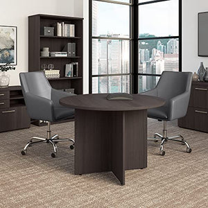 Bush Business Furniture Round Conference Table 42W, Storm Gray