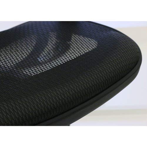 Eurotech Seating ME8ERGLO(N) Ergohuman Mid Back Mesh Swivel Chair, Black