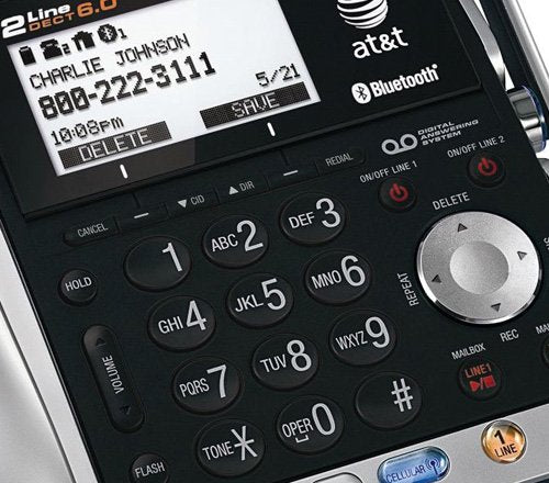 AT&T TL86109 + (3) TL86009 5 Handset Corded / Cordless (2 Line) DECT 6.0