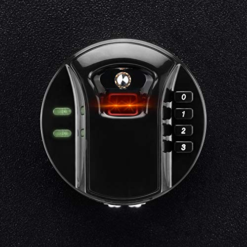 Barska AX13378 Quick and Easy Access Biometric Rifle Firearm and Long Gun Safe for Home with Optional Silent Mode & Removable Shelf
