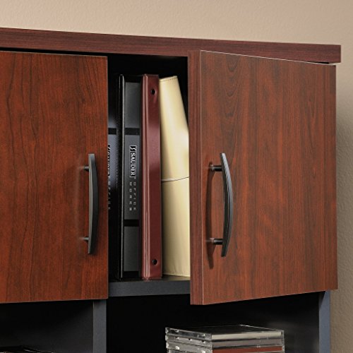 Sauder 419717 Via Credenza Hutch, Classic Cherry Finish