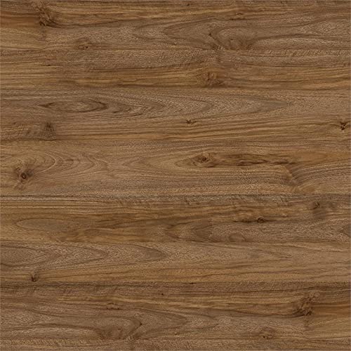 Bush Furniture UrbanPro Sit-Stand L Desk Set with File Cabinet in Walnut - Engineered Wood