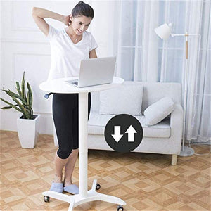 SOSSEG Mobile Laptop Cart, Height Adjustable Sit-Stand Podium