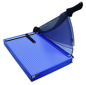 United T18P 18" Professional-Grade Guillotine Paper Trimmer, 40 Sheet Capacity, Blue