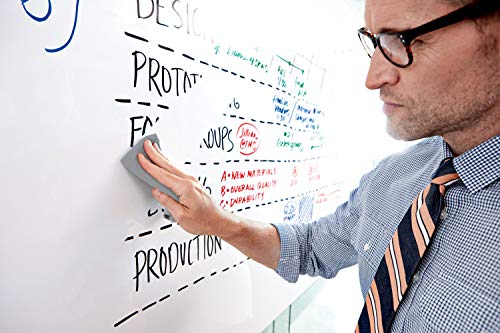 Post-it Dry Erase Whiteboard Film Surface for Walls, Doors, Tables, Chalkboards, Whiteboards, and More, Removable, Super Sticky, Stain-Proof, Easy Installation, 6 ft x 4 ft Roll (DEF6X4A)