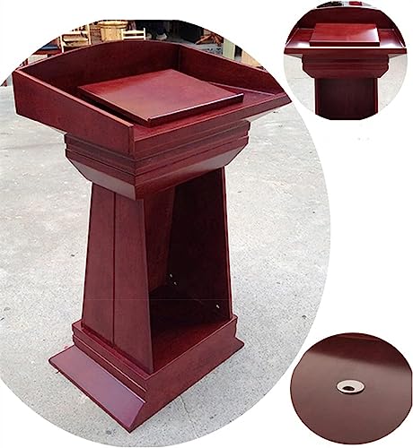 SMuCkS Solid Wood Lectern Podium for Conference Room and Events (Color: #2)