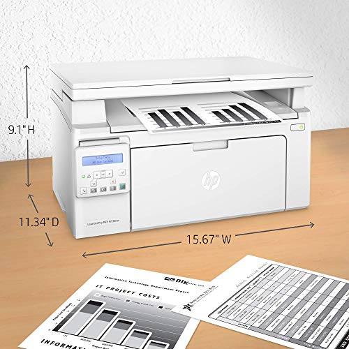 HP Laserjet Pro M130nw All-in-One Wireless Laser Printer, Amazon Dash Replenishment Ready (G3Q58A). Replaces HP M125nw Laser Printer (Renewed)