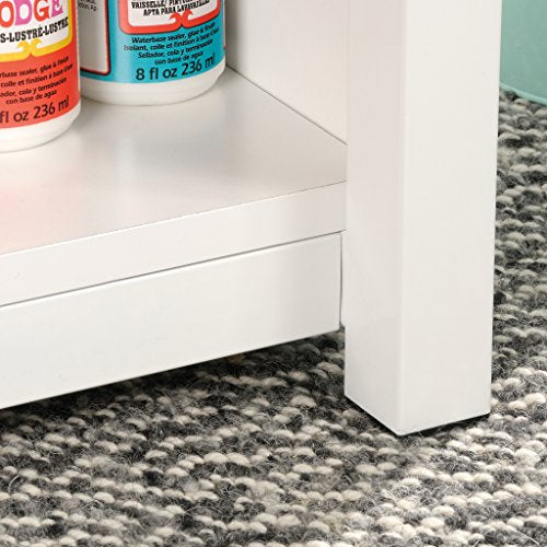 Sauder 421420 Craft Pro Series Work Table, L: 60.00" x W: 30.00" x H: 35.98", White finish