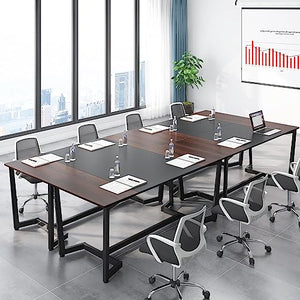 Tribesigns 13FT Conference Table for 10-14 Person, Modern Rectangular Office Meeting Table