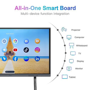 Armer 65'' Smart Board 4K UHD Touchscreen All in One Interactive Whiteboard