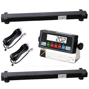 PrimeScales 10000lb Load Bar Scale Set for Livestock | Two Weigh Bars and One Indicator Set (24")