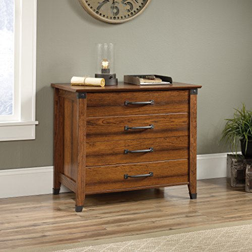 Sauder Carson Forge Lateral File, Washington Cherry Finish