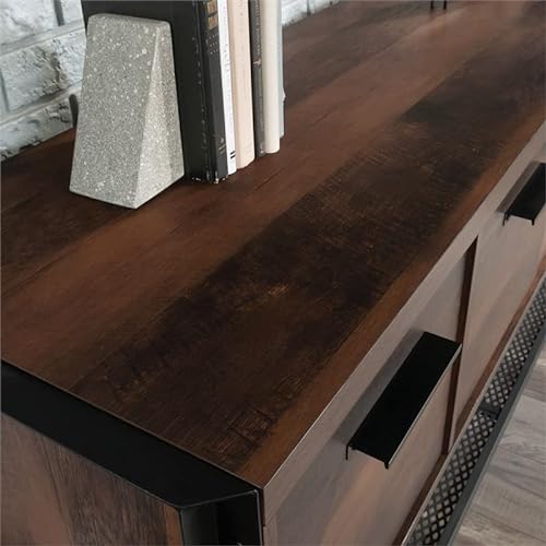 Sauder Office Credenza in Barrel Oak