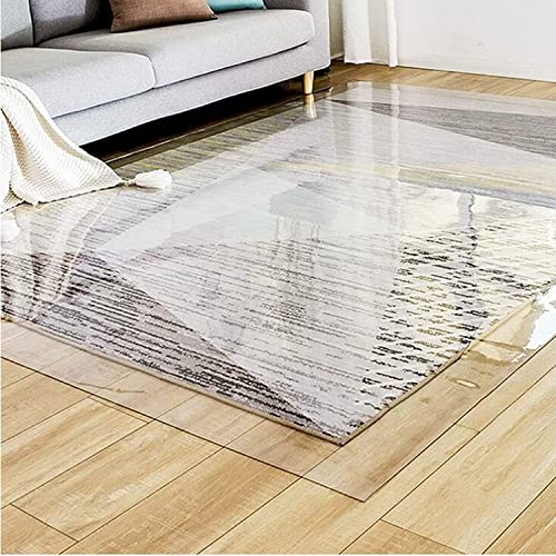 ZHOUHONG Hard-Floor Chair Mat Clear PVC Protector - Non Slip, Multiple Sizes - Office, Carpet, Tile, Marble, Hardwoods