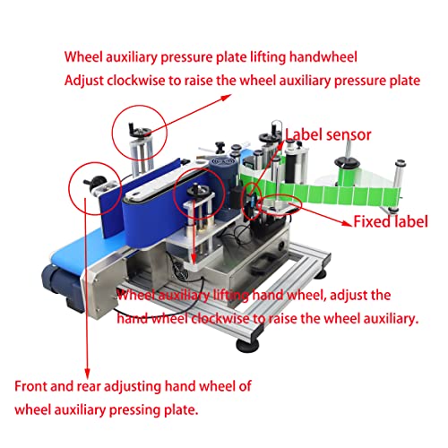 INTSUPERMAI LT-150 Automatic Round Bottle Labeling Machine 110V