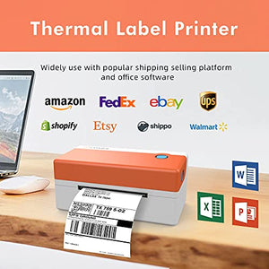 K Comer Shipping Label Printers High Speed 4x6 Commercial Direct Thermal Printer Labels Maker Machine for Shipment Package, Compatible with Amazon Ebay Shopify Etsy UPS on Windows/Mac/Linux