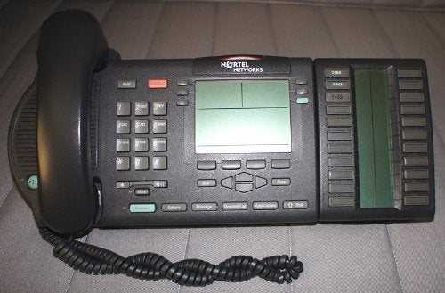 Meridian Nortel M3904 Phone with Dual 22 Button Extension Module