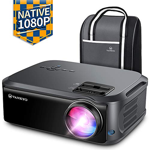VANKYO Performance V620 Native 1080P Projector, with 6000 Lux 200" Display 50,000 Hours LED, Compatible with TV Stick, HDMI, X-Box, Laptop, iPhone Android for Home/Outdoor Entertainment