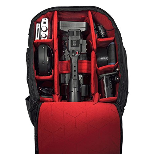 Sachtler, Campack Plus, Camera Backpack, Camera Case for DSLR, Reflex and Mirrorless Camera, Camera Accessories, Hard Case with Foam for Travel Photography, 59x38x34 cm