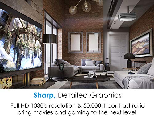 Optoma HD28HDR 1080p Home Theater Projector for Gaming and Movies | 4K Input Support | HDR Compatible | 120Hz Refresh Rate | Enhanced Gaming Mode | 8.4ms Response Time | 3600 Lumens