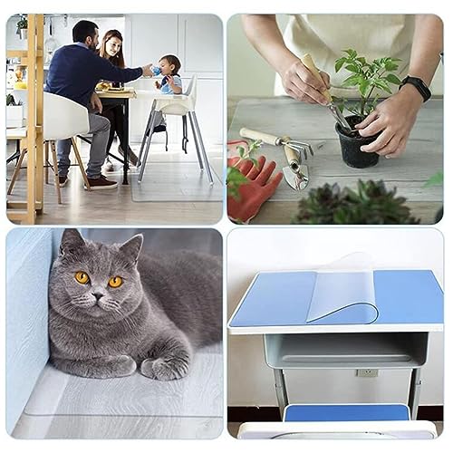 HOBBOY Hard-Floor Chair Mat PVC 2mm Thickness, Non-slip Wear Resistant - Various Width Options