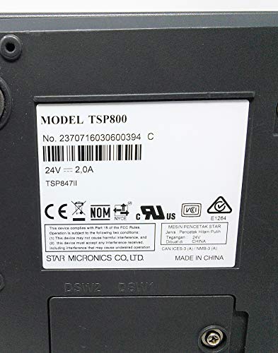 Star Micronics TSP847II Direct Thermal Printer - Monochrome - Desktop - Receipt Print